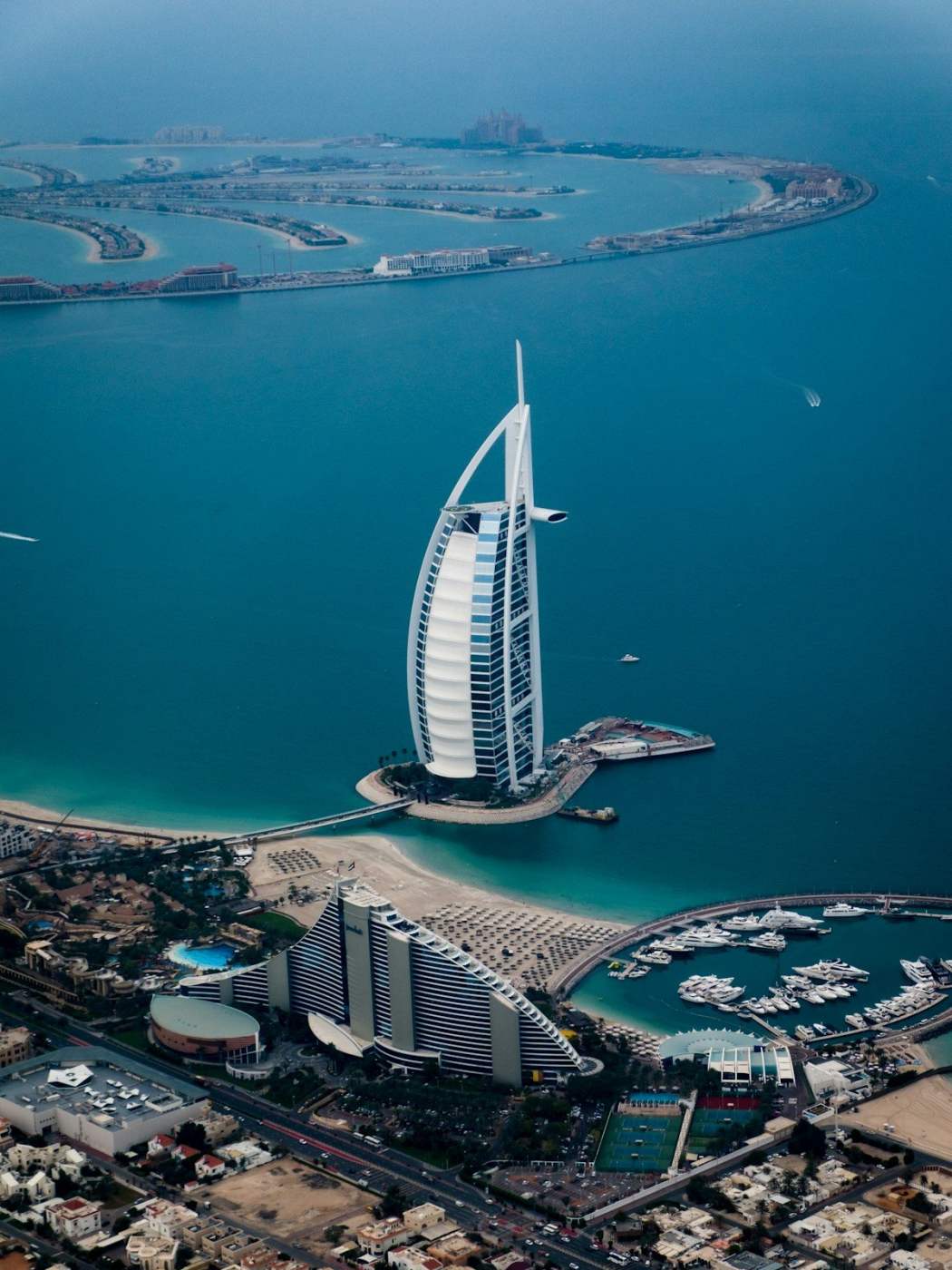 Burj Al Arab and Palm Jumeirah